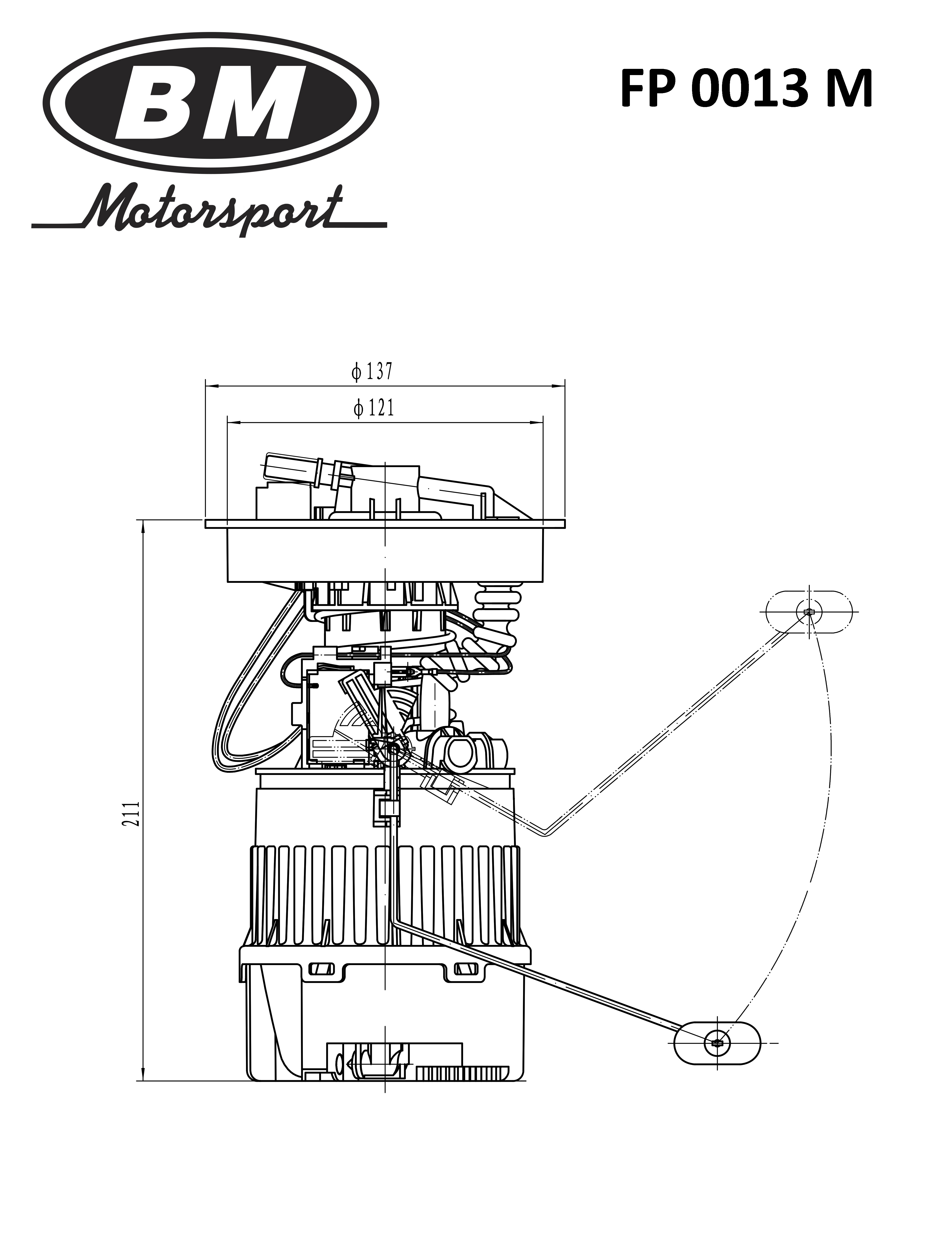 

ТОПЛИВНЫЙ ЭЛЕКТРОБЕНЗОНАСОС В СБОРЕ FORD FOCUS II / MAZDA, FP0013M