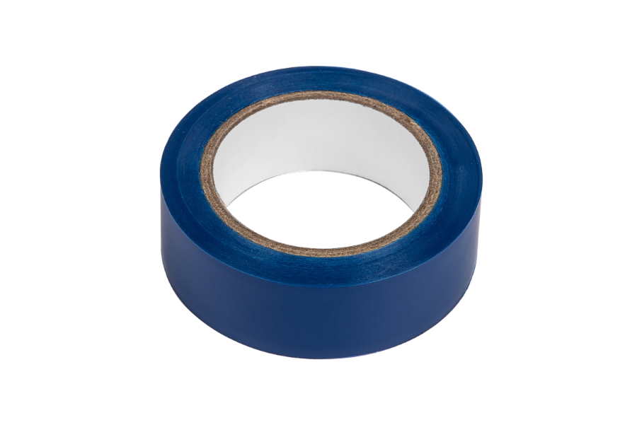 Изолента пвх синяя 0,12ммх18ммх9м общего применения