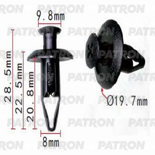 

КЛИПСА ПЛАСТМАССОВАЯ MITSUBISHI ПРИМЕНЯЕМОСТЬ ФИКСАТОР РАСПОРНЫЙ БАМПЕР, P371276