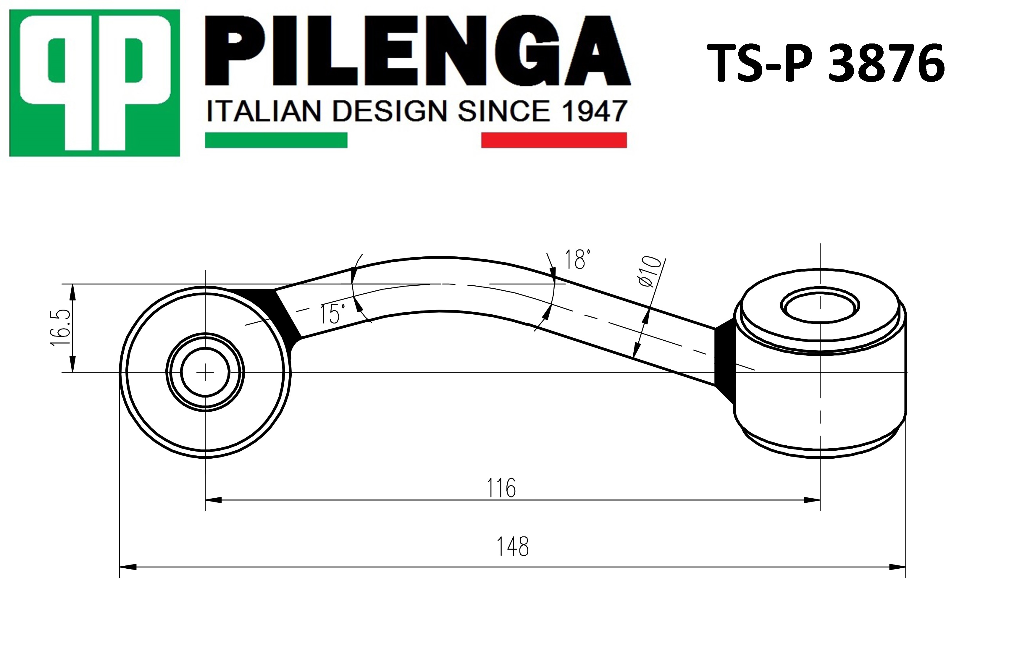 

СТОЙКА СТАБИЛИЗАТОРА ПЕРЕДНЕГО ЛЕВАЯ, TSP3876