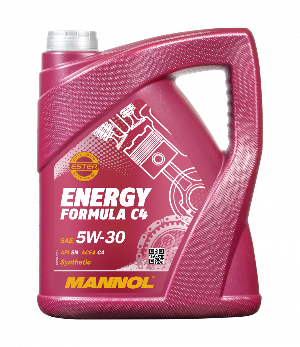 

Моторное масло MANNOL ENERGY FORMULA C4 5W-30, 5л, 79175
