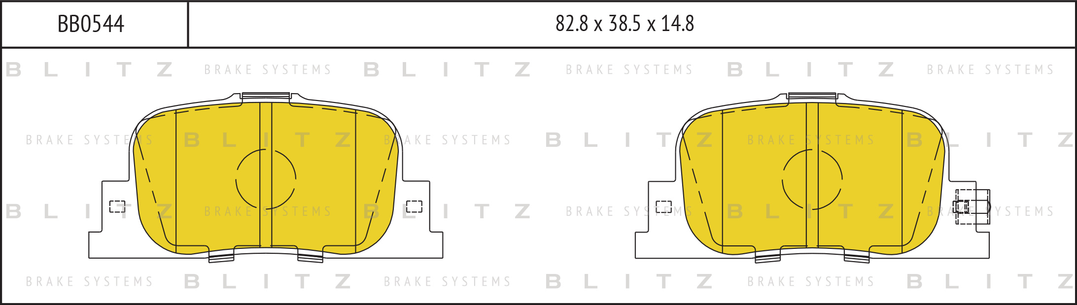 

КОЛОДКИ ТОРМОЗНЫЕ ДИСКОВЫЕ LIFAN SOLANO 08- BYD F3 08-, BB0544