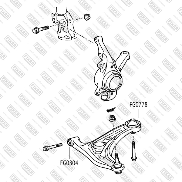 

САЙЛЕНТБЛОК ПЕРЕДНЕГО НИЖНЕГО РЫЧАГА TOYOTA YARIS, YARIS VERSO, AYGO, MR 2 99- CITROEN C1 05- PEUGEOT 107 05-, FG0778