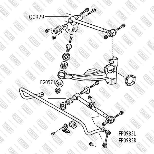 

РЫЧАГ TOYOTA RAV 4 00-, FQ0929