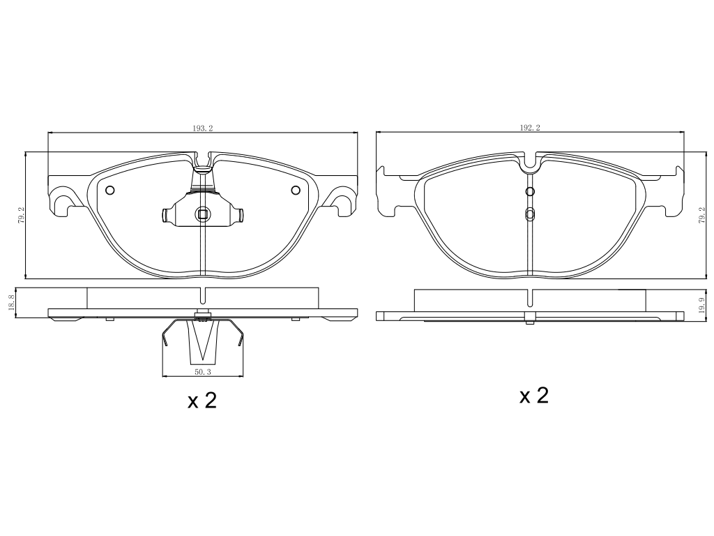 

КОЛОДКИ ТОРМОЗНЫЕ BMW 5(F10, 18) 10-, 5 GT(F07) 09-, 6(F12, 13) 10-, 6 GC(F06) 10-, 7(F01-04) 08-ПЕРЕДНИЕ, В КОМПЛЕКТЕ СО СМАЗКОЙ (5Г), B1114023