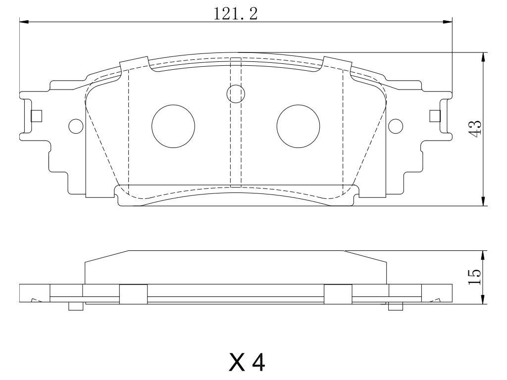 

КОЛОДКИ ТОРМОЗНЫЕ ПРЕМИУМ TOYOTA CAMRY 17-, RAV4 18-, C-HR 16-ЗАДНИЕ, В КОМПЛЕКТЕ СО СМАЗКОЙ (5Г), BP1110028