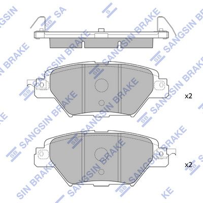 

КОЛОДКИ ТОРМОЗНЫЕ ДИСК ЗАД, SP4120