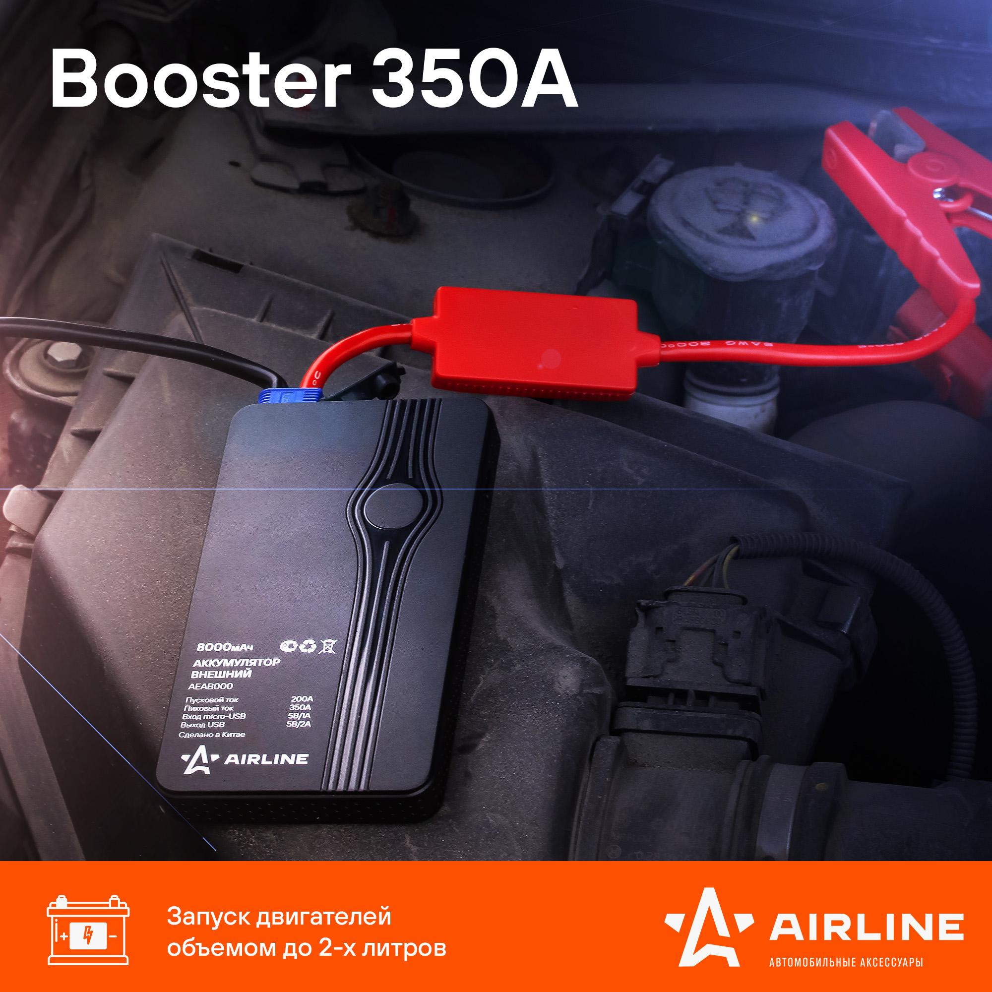 

АККУМУЛЯТОР ВНЕШНИЙ УНИВЕРСАЛЬНЫЙ (BOOSTER) 8000МАЧ: USB 5V/2A, ПУСК ДВС 350А, ФОНАРЬ (AEAB000), AEAB000