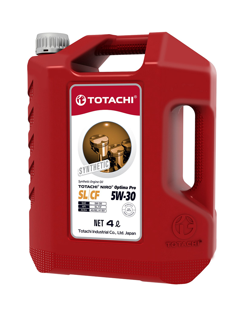 

Моторное масло TOTACHI NIRO OPTIMA PRO Synthetic 5W-30, 4л, 1C804
