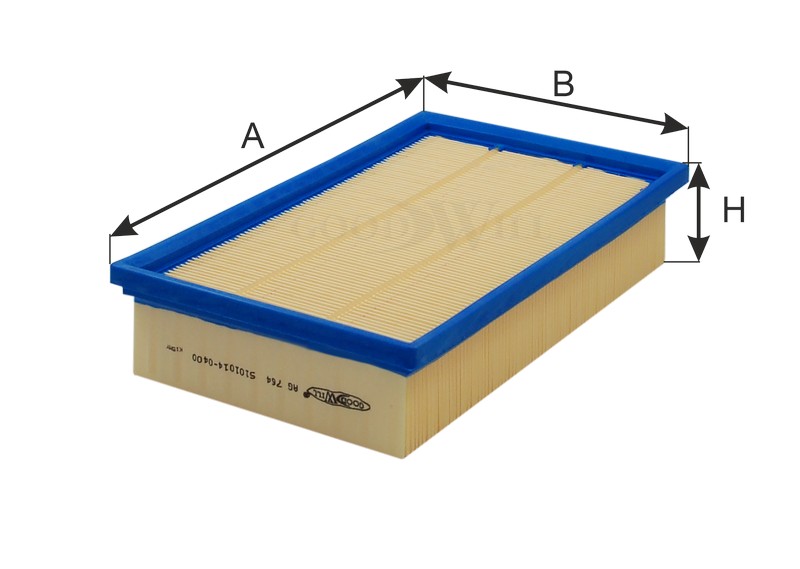 

ФИЛЬТР ВОЗДУШНЫЙ, AG764