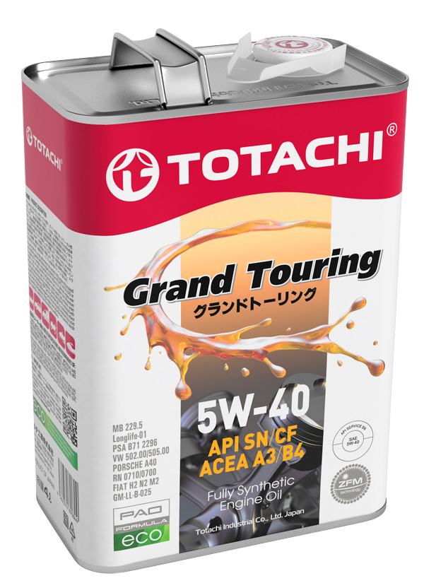 Моторное масло TOTACHI Grand Touring 5W-40, 4...