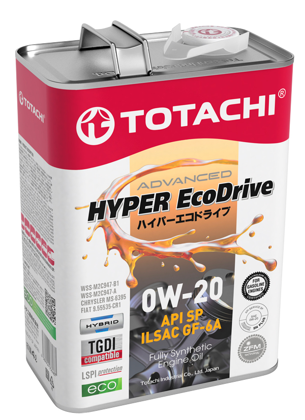 0W20 4L HYPER ECODRIVE МАСЛО МОТОРНОЕ