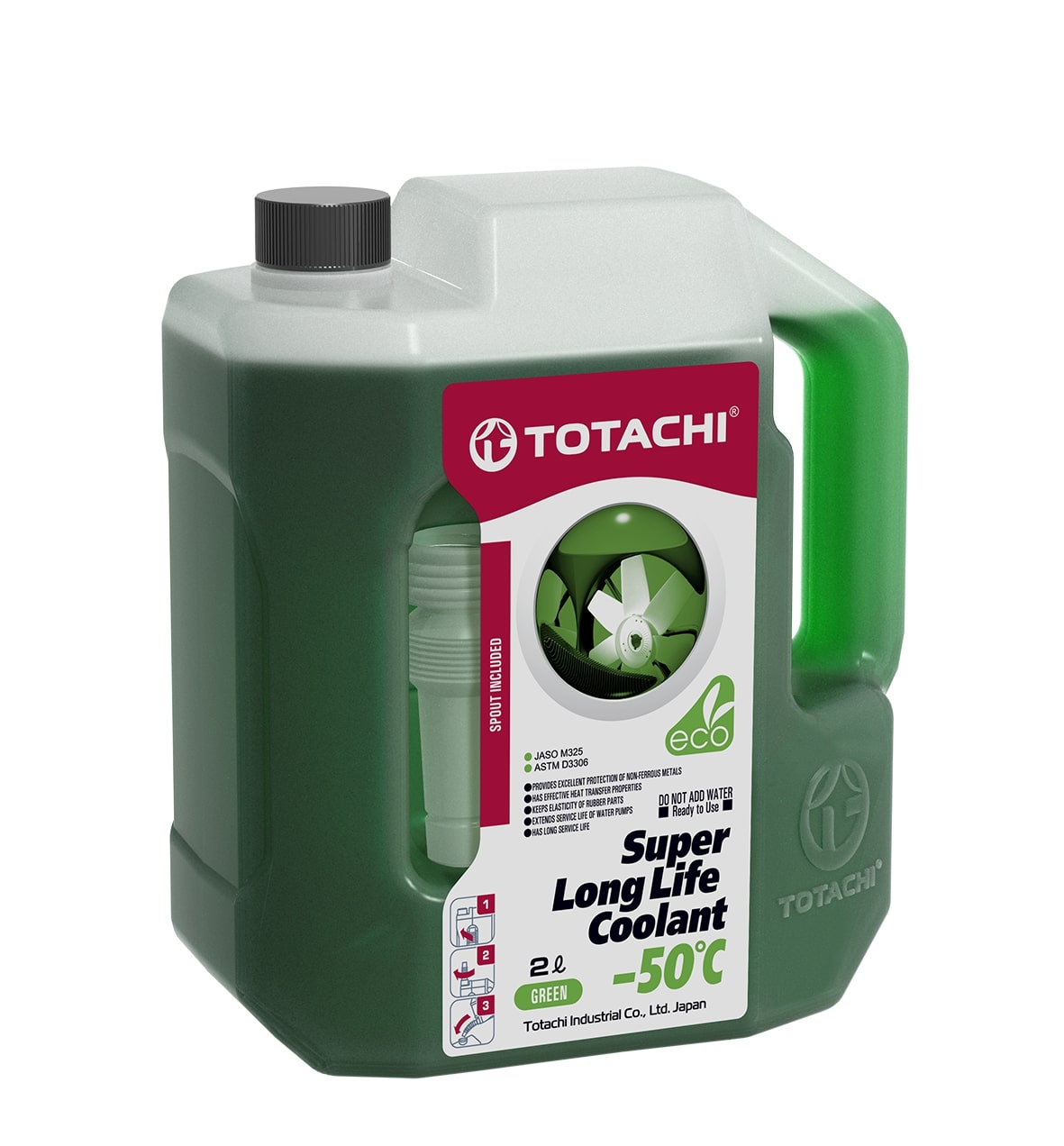 

Охлаждающая жидкость TOTACHI SUPER LLC Green -50C 2л, 41702