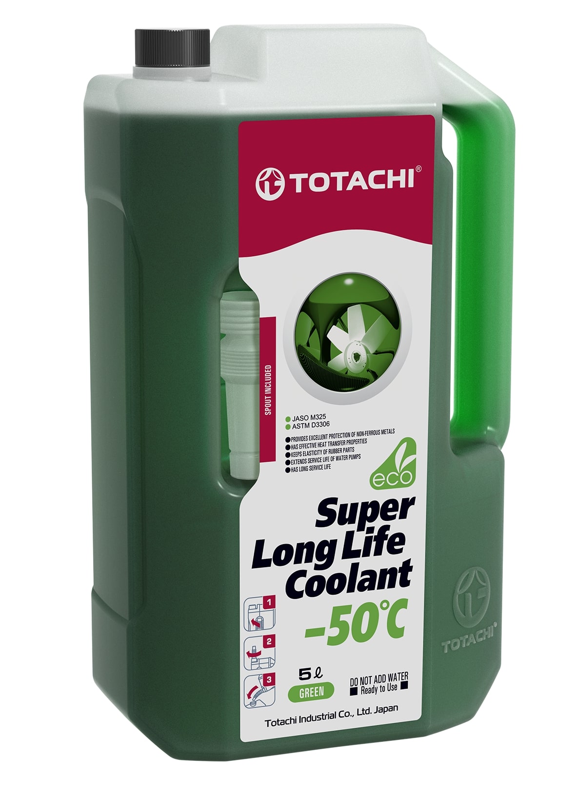 

Охлаждающая жидкость TOTACHI SUPER LLC Green -50C 5л, 41705