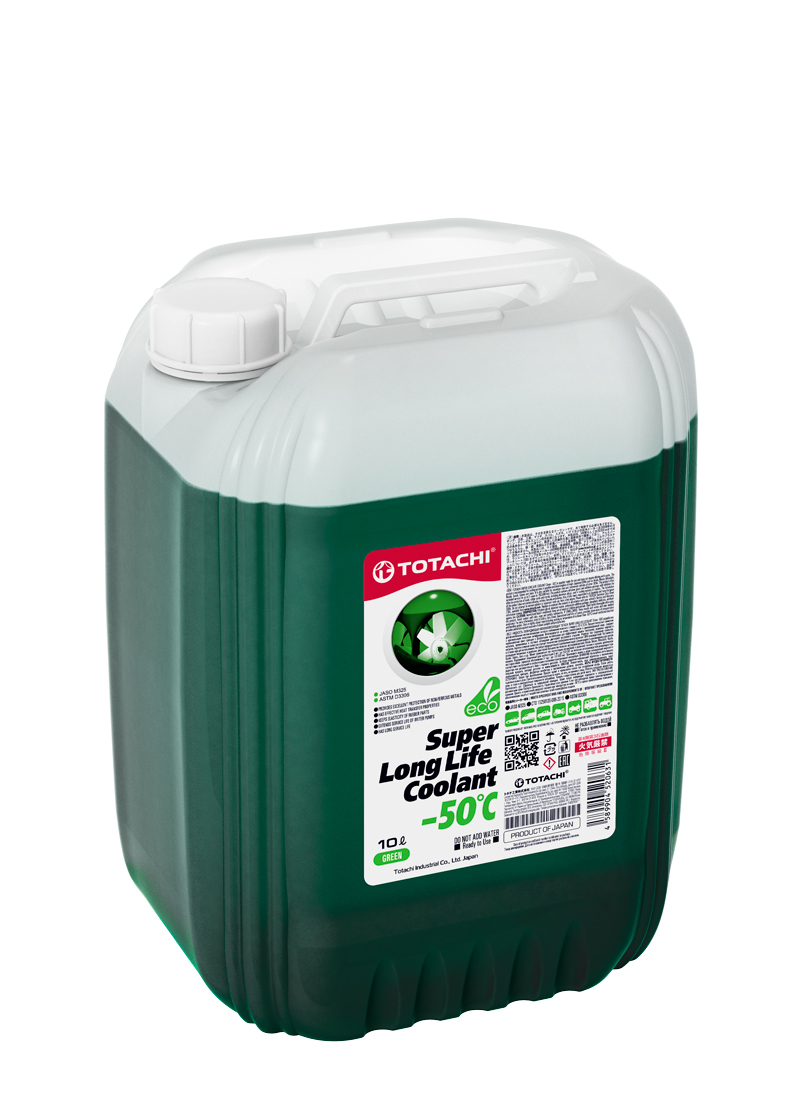 

Охлаждающая жидкость TOTACHI SUPER LLC Green -50C 10л, 41710