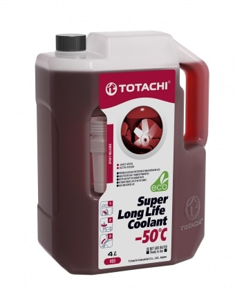 

Охлаждающая жидкость TOTACHI SUPER LLC Red -50C 4л, 41904