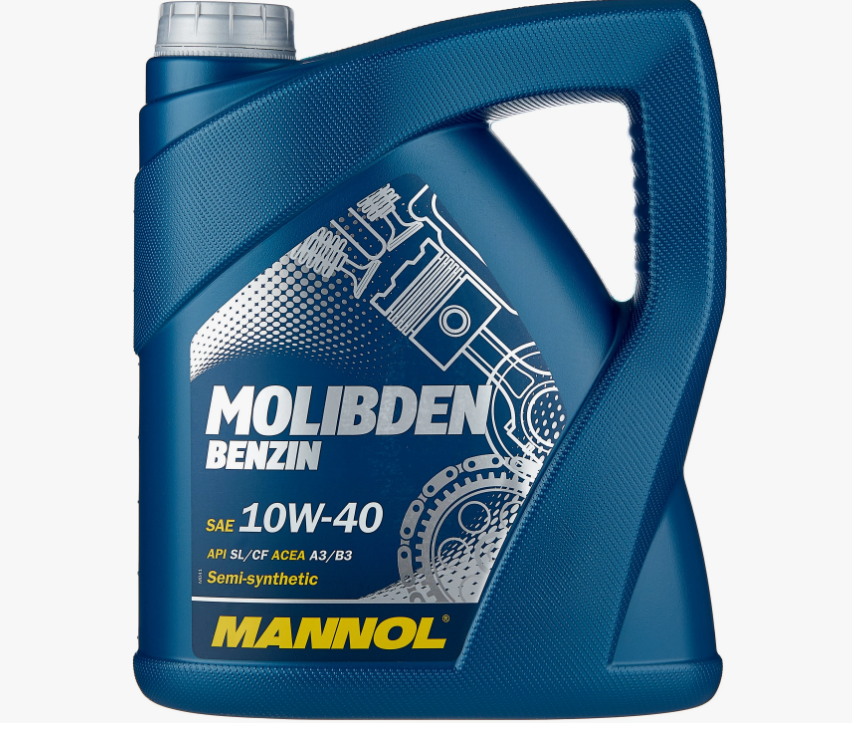 Моторное масло MANNOL MOLIBDEN 10W-40, 4л