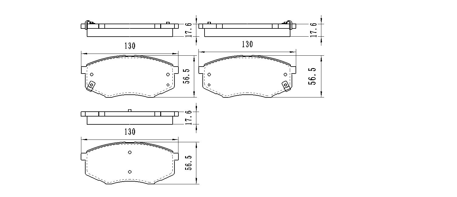 

WINKOD КОЛОДКИ ДИСКОВЫЕ | ПЕРЕДНИЕ HYUNDAI SONATA (09-), W0042BP