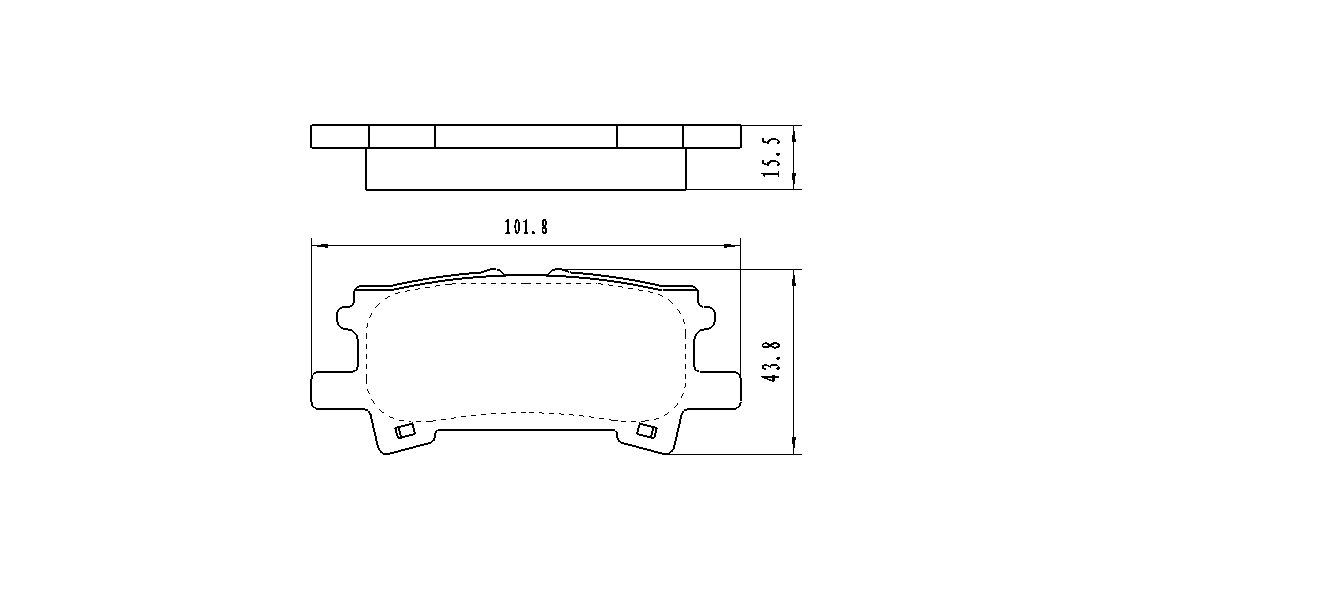 

WINKOD КОЛОДКИ ДИСКОВЫЕ | ЗАДНИЕ LEXUS RX _U3_ (03-09), W2104000BP