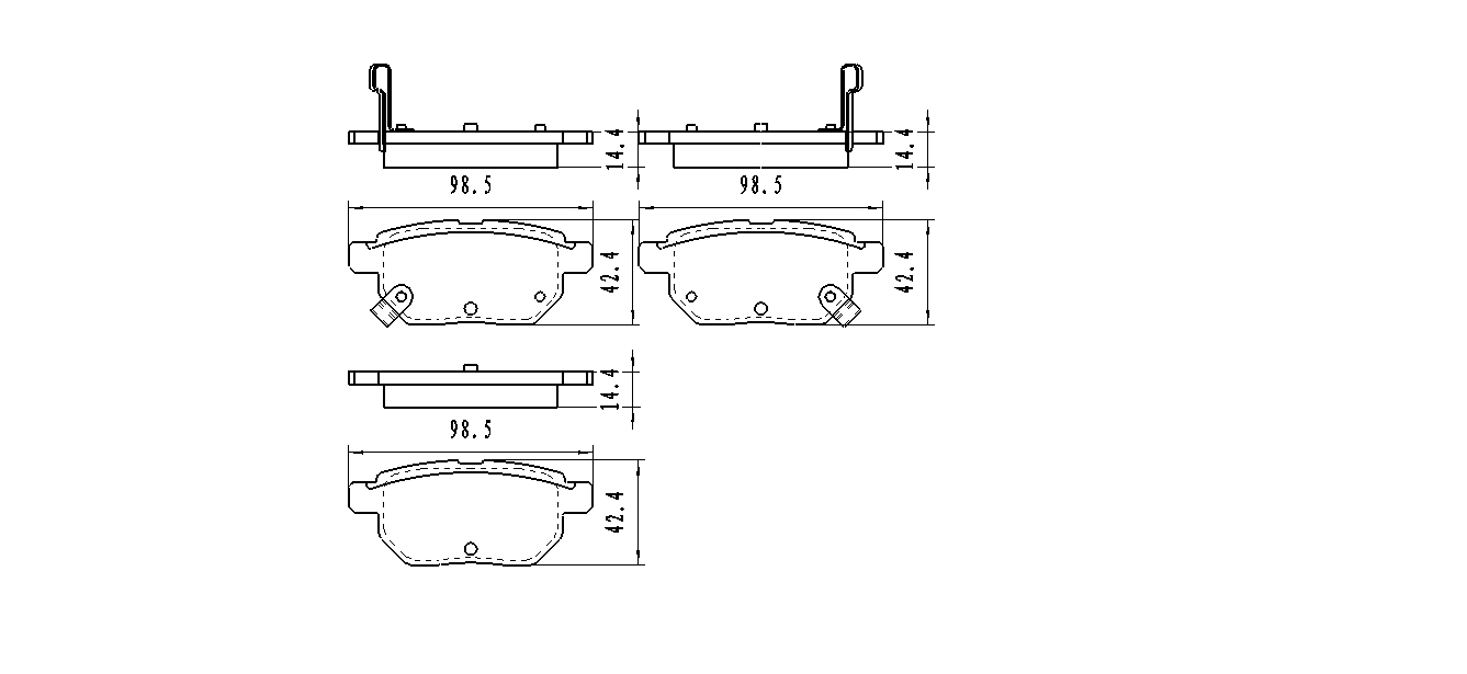 

WINKOD КОЛОДКИ ДИСКОВЫЕ | ЗАДНИЕ TOYOTA COROLLA _E12_ (02-07) COROLLA _E15_ (07-), W2128602BP