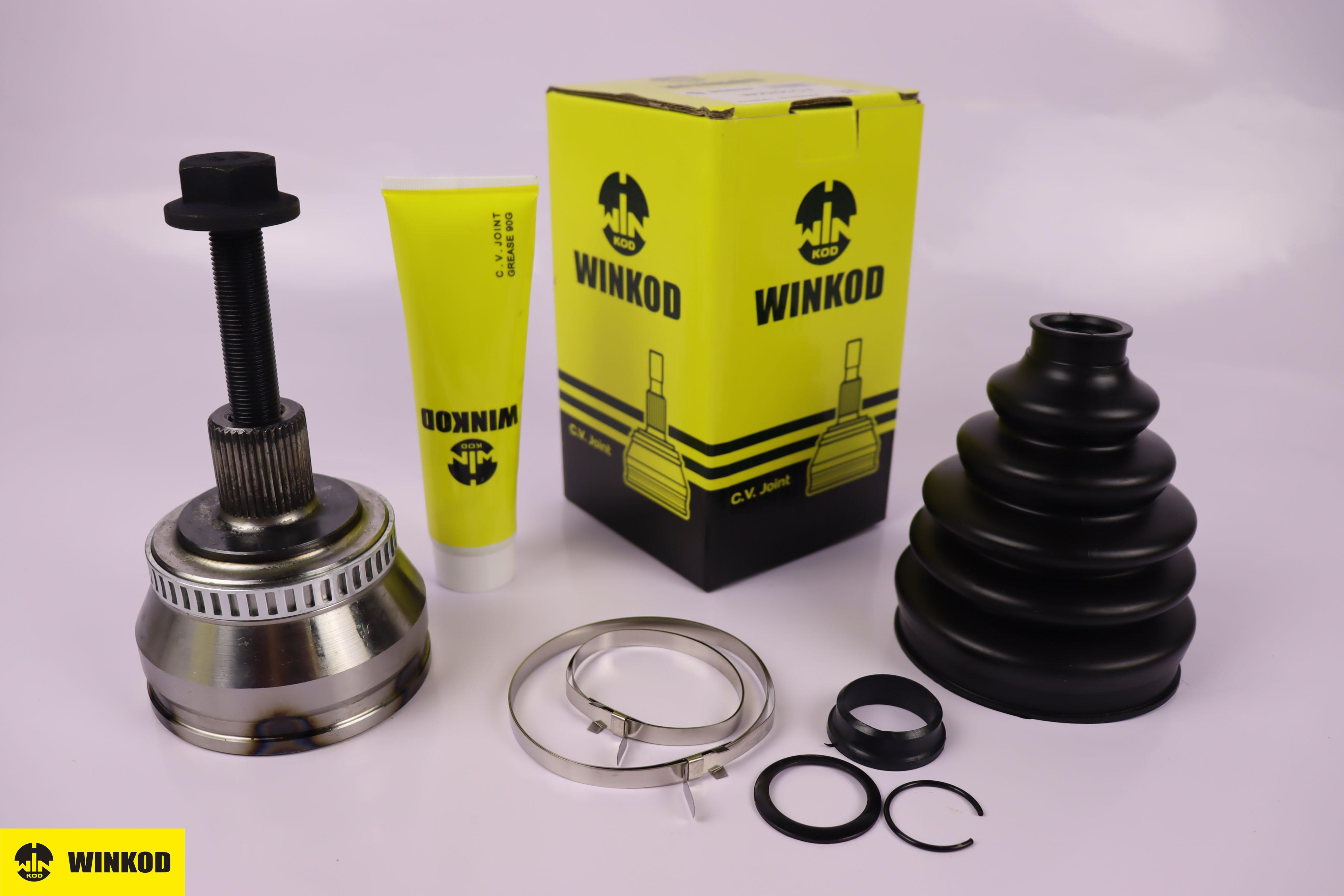 WINKOD AD-801A ШРУС 38|27|59,5 ABS|45 (OUTER) FULL KIT VOLKSWAGEN PASSAT (96-) SKODA SUPERB (01-)AD A4 (00-)