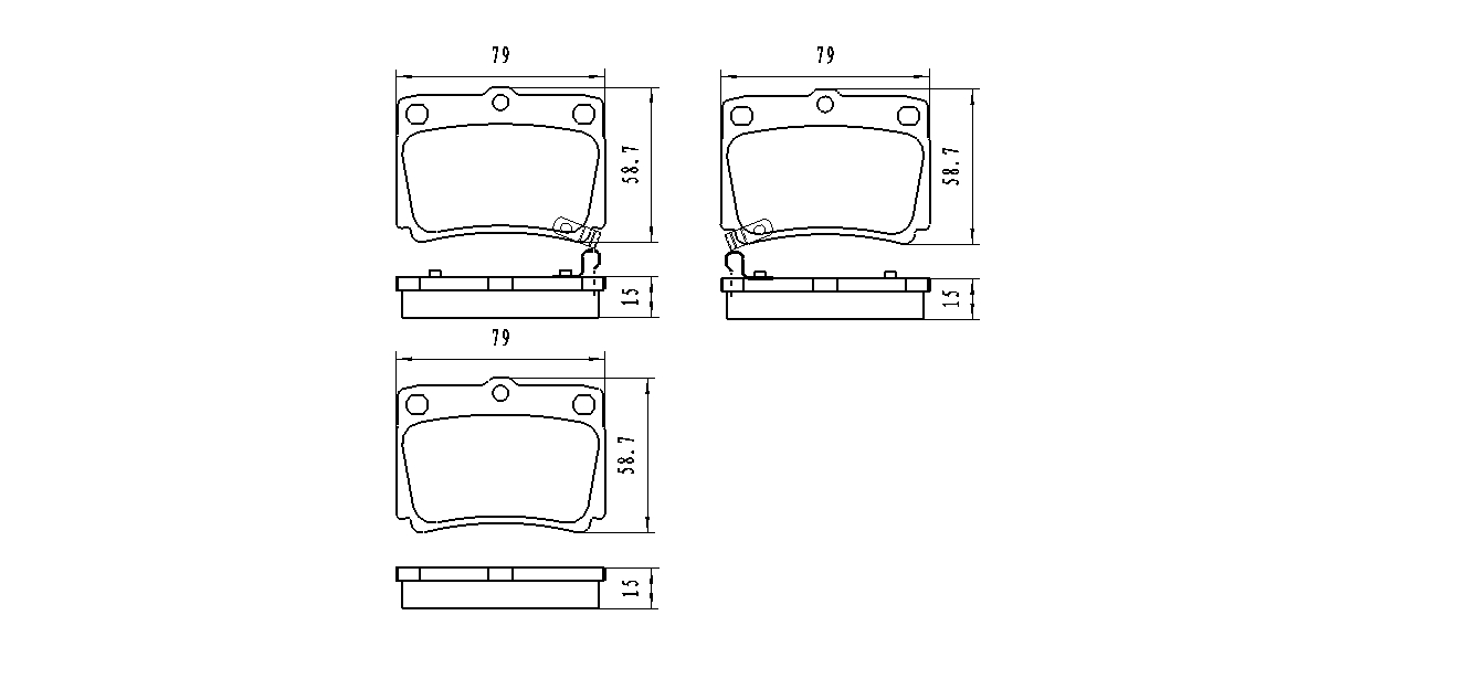 

WINKOD КОЛОДКИ ДИСКОВЫЕ | ЗАДНИЕ MITSUBISHI PAJERO SPORT K90 (97-), W275002BP