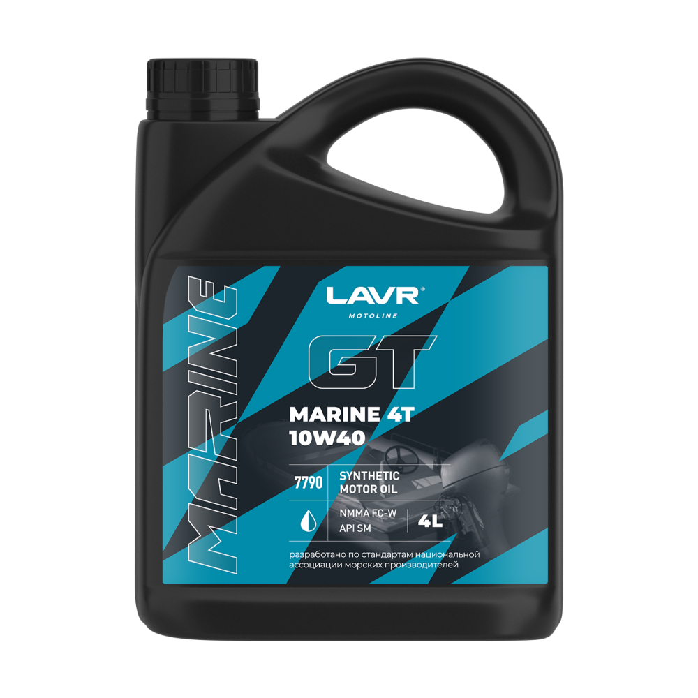 LAVR MOTO Моторное масло GT Marine 4Т 10W40 S...