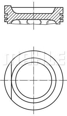 

ПОРШНЕКОМПЛЕКТ, AUDI, 0347802